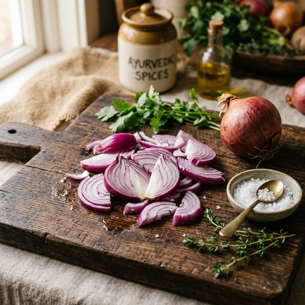 Organic red onion